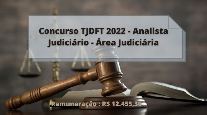 Apostila TJDFT 2022 - Analista Judiciário - Área Judiciária